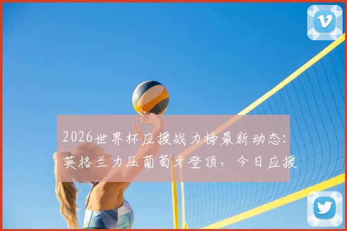 2026世界杯应援战力榜最新动态:英格兰力压葡萄牙登顶,今日应援战报速看